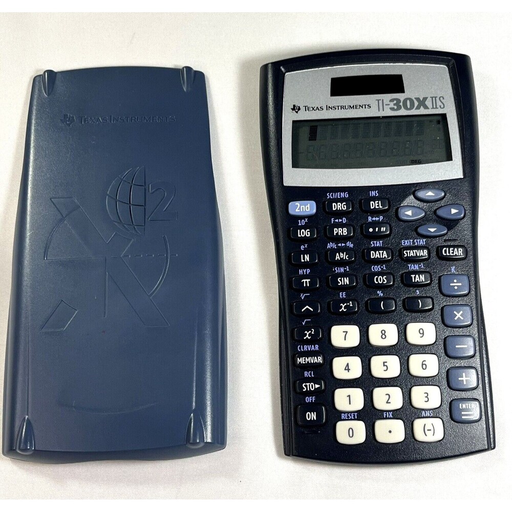 Texas Instruments Ti-30x IIS Solar Scientific Calculator Handheld With Cover